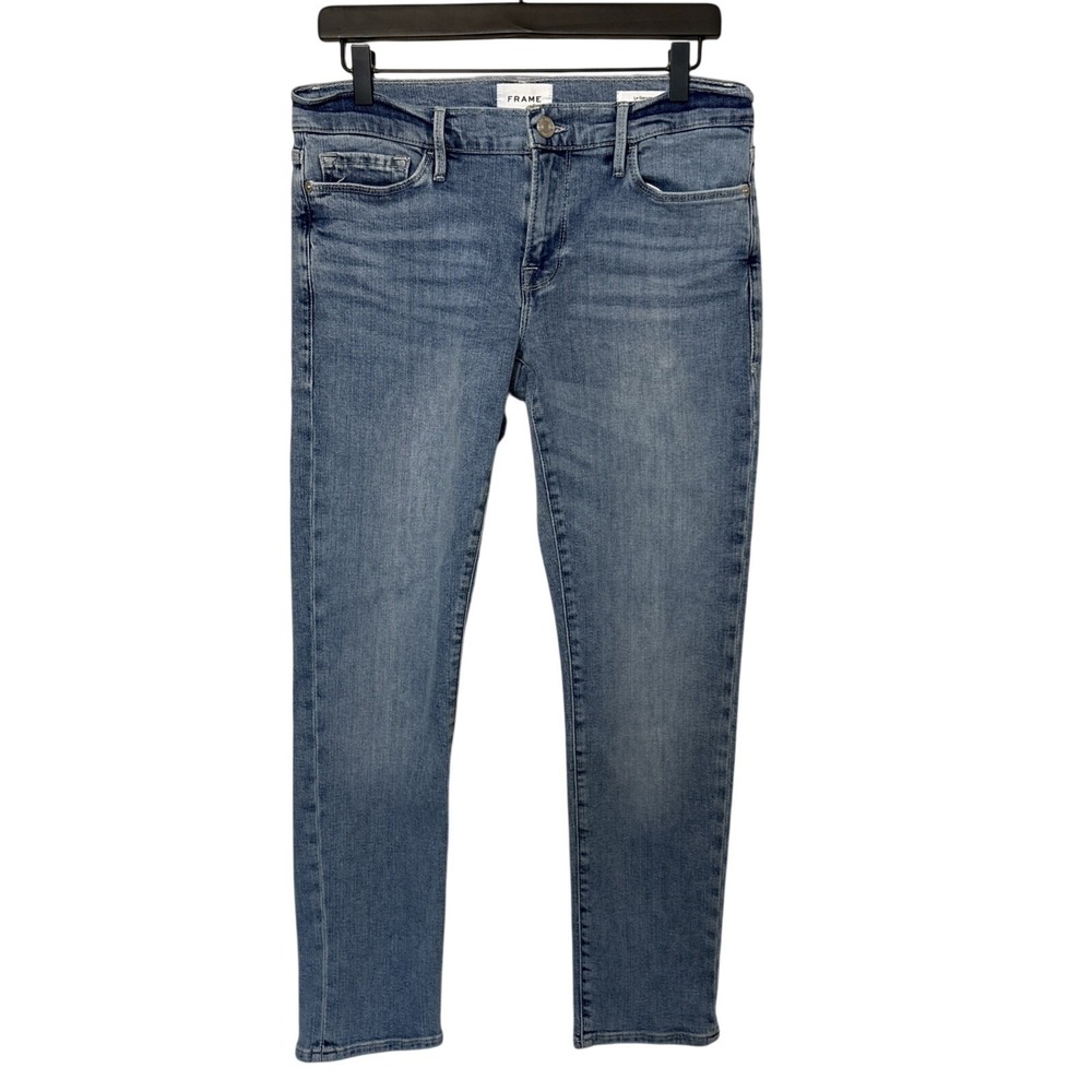 FRAME Le Garcon‎ Boyfriend Denim Jeans Galeston Blue Size 27 (Actual 30" X 28")